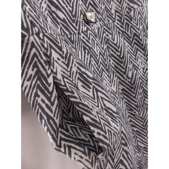 Cabi XS Jacket Zig Zag Ponte Knit Stretch Button Blazer Style #3034 - Picture 7 of 9